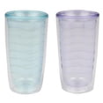 thumbnail image 1 of DDI 2328468 16 oz Plastic Double Wall Bottle, Assorted Color - Case of 48, 1 of 1