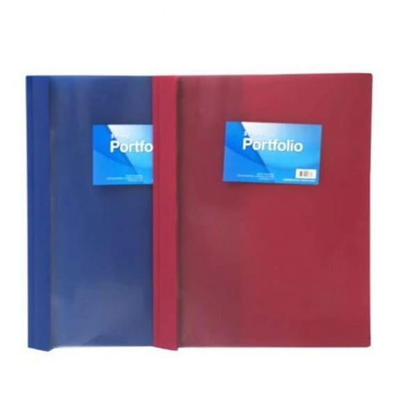 DDI 2329726 Promarx Clear Cover Folder - Blue Red 3 Prong Case of 36