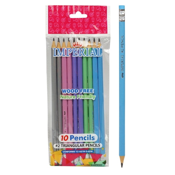 #2 Triangular Pre-sharpened Pencil - 10 Pack Case Pack 36
