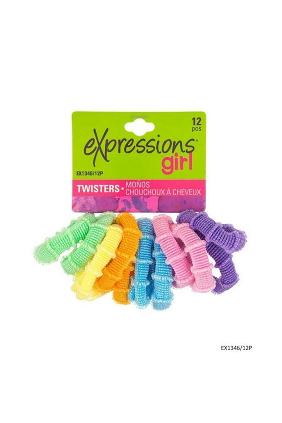 DDI 2334289 Pastel Basic Pony Twisters - 12 Piece - Assorted Case of 48