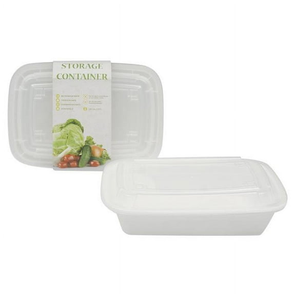 DDI 2335306 Plastic Storage Container - Clear, 5 Piece - Case of 48