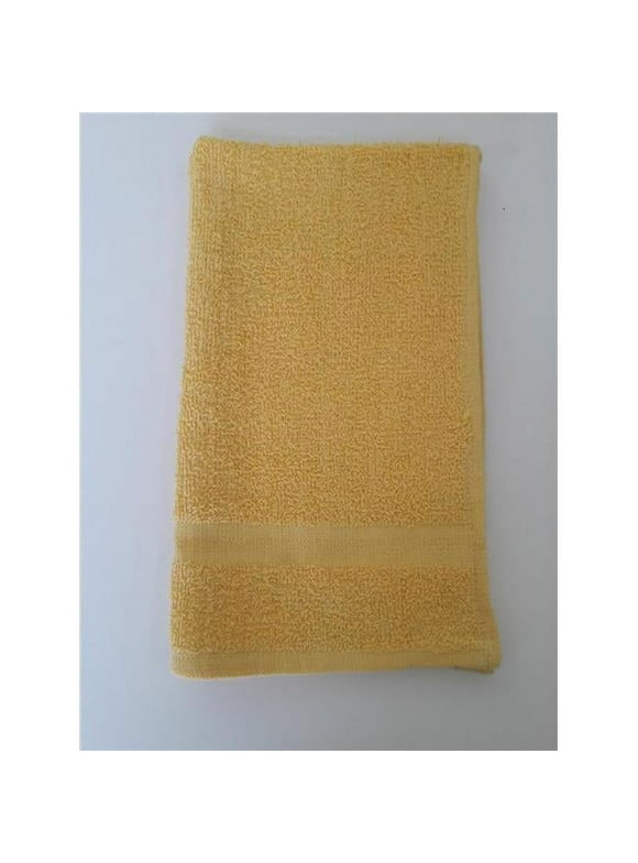 DDI 2335489 Solid Colored Terry Hand Towel - Yellow Case of 120