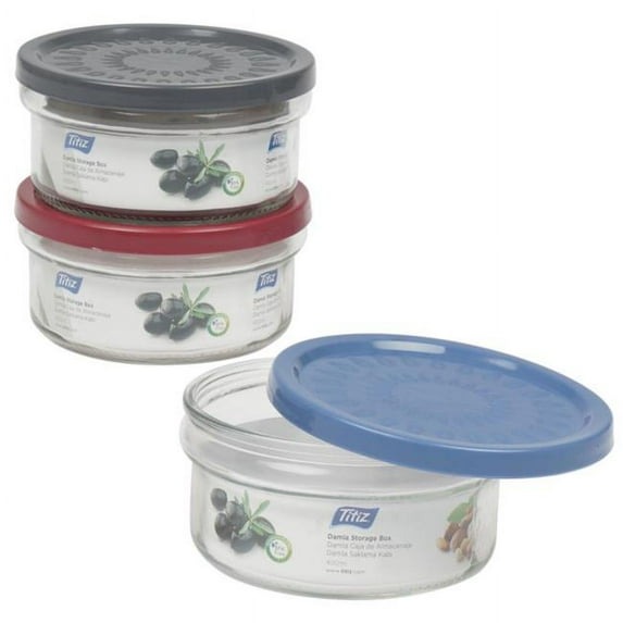 DDI 2338277 14 oz Food Container, 3 Assorted Color - Case of 24