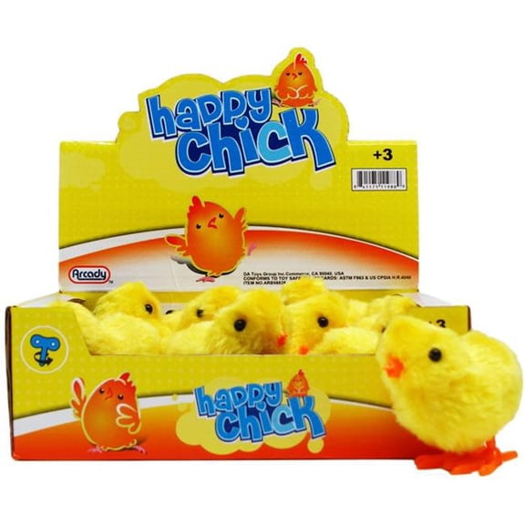 DDI 2339742 Wind Up Action Yellow Chicks, Case of 144