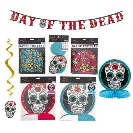 DDI 2340002 Day of the Dead Party Decorations - Assorted Case of 36
