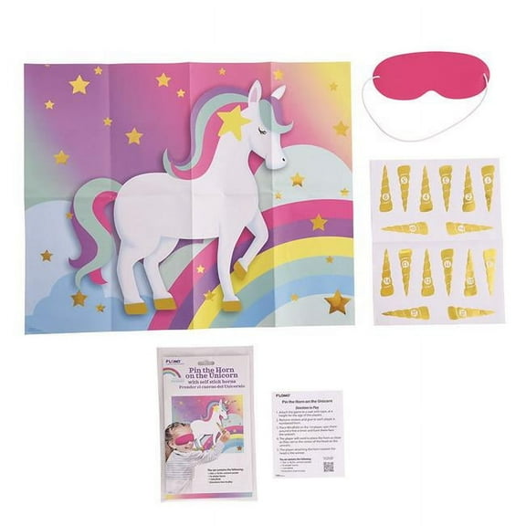DDI 2340324 Pin the Horn on the Unicorn Game Case of 36