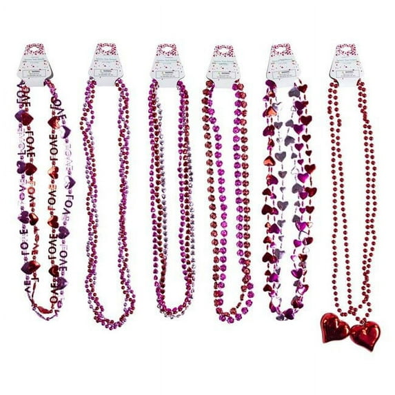 DDI 2343276 1-Valentine Necklace, Assorted Color - Case of 36