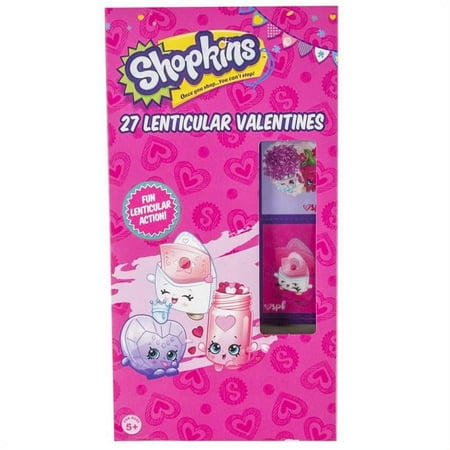 DDI 2343290 27 Count Shopkins Lenticular Valentine Cards Case of 28