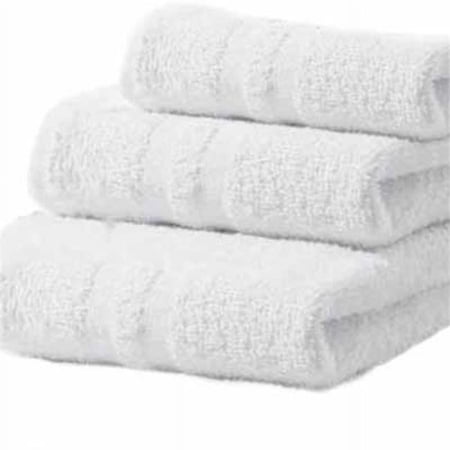 DDI 2345123 White Bath Towel - 100% Cotton Double Cam Border Case of 60
