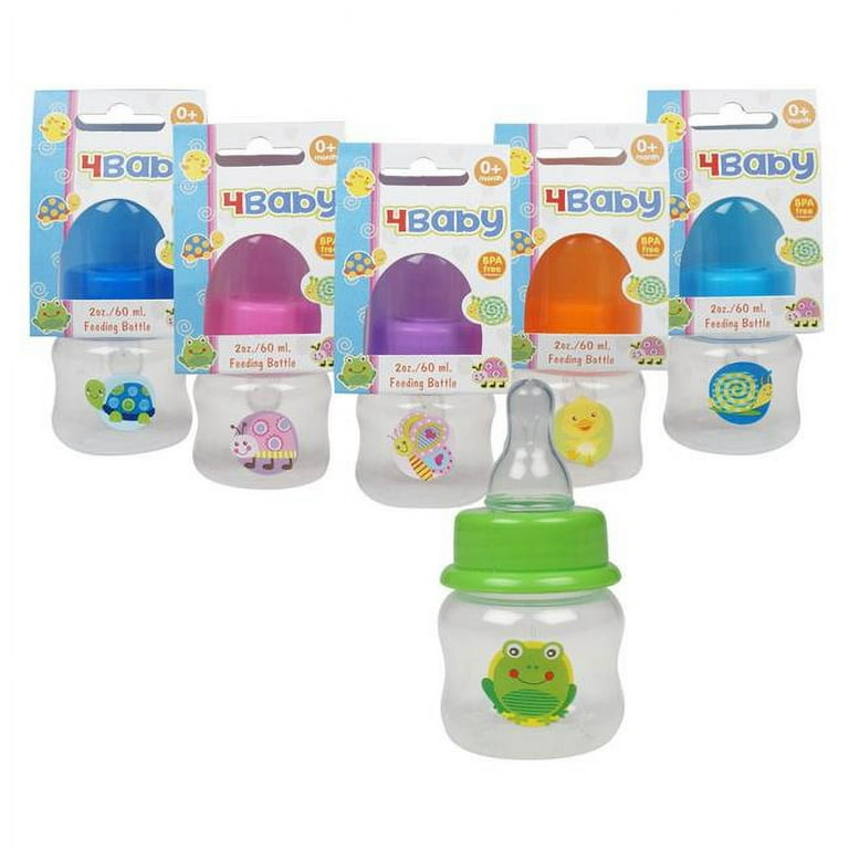 DDI 2345232 4 Baby 2 oz Baby Bottle Assorted Characters Case of 48