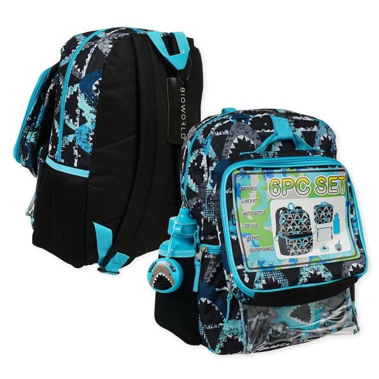 Shark Attack 6 piece backpack set Shark Attack Backpack Bundle - Fishers of Men Backpack  main image 4