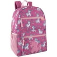 thumbnail image 1 of 17 Inch Plush Unicorn Backpack with Plush Applique for Travel, Camping and Commuting, 1 of 9