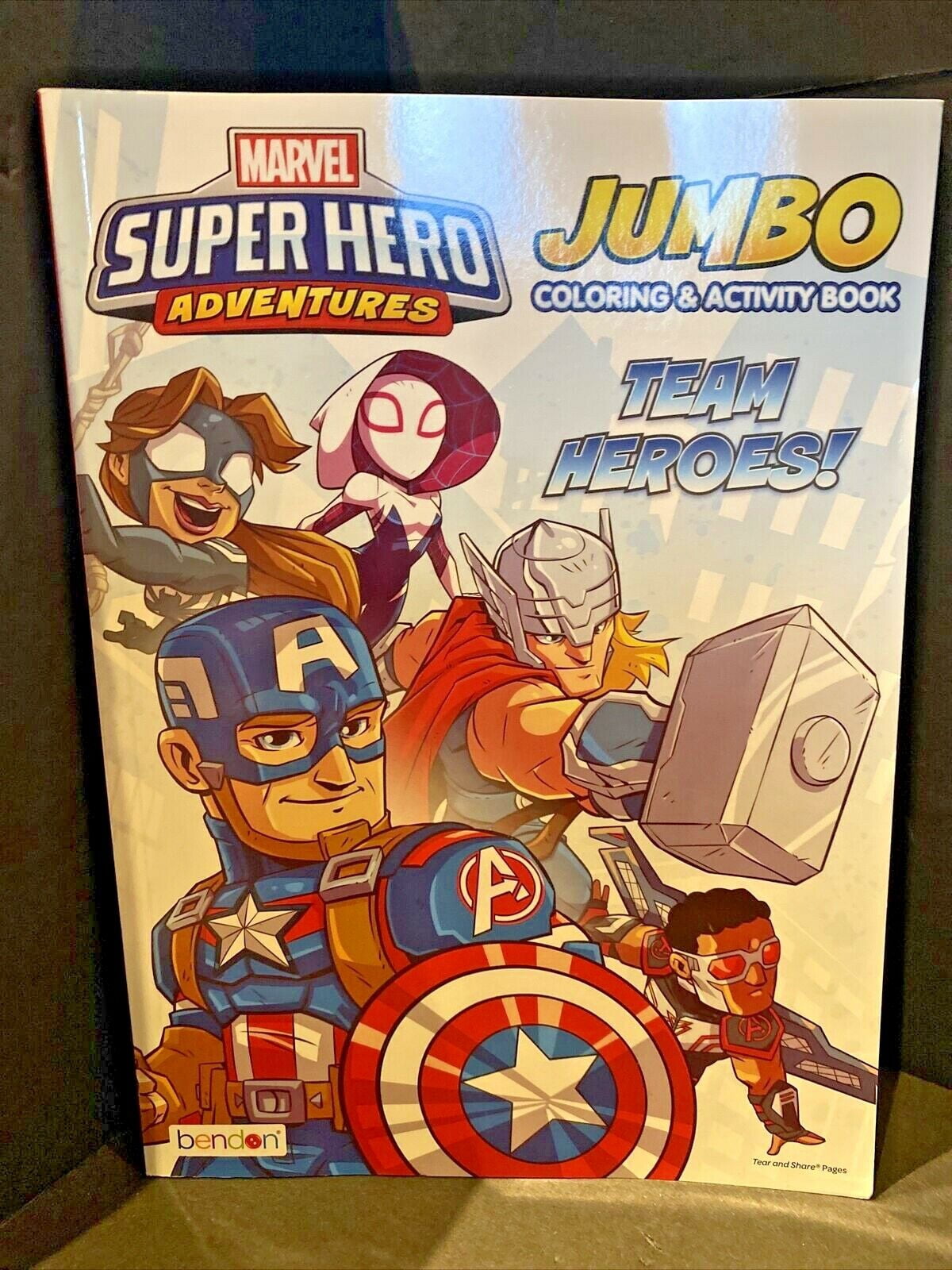Bendon Marvel AVENGERS Coloring & Activity Fun Team Heroes
