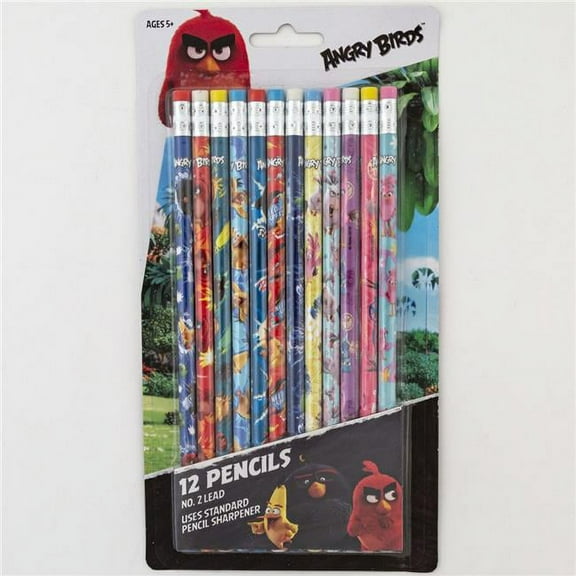 DDI 2347821 12 Count Angry Bird Pencil, Pack of 12