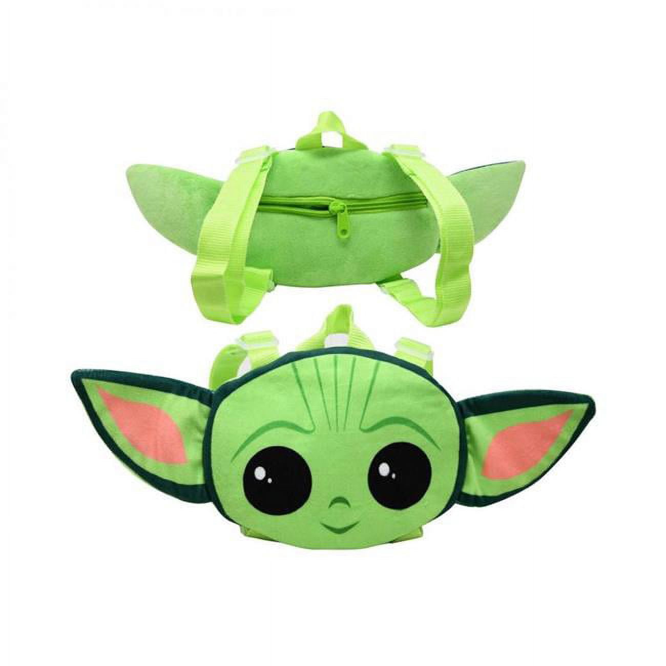 DDI 2352216 18\u0026quot; Baby Yoda Head Shaped Plush Pillow Pack Case of 32 -  Walmart.com, image size:1300x1300