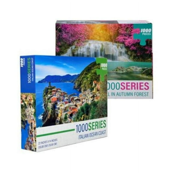 DDI 2354848 Puzzles - Two Assorted 1000 Piece Case of 144