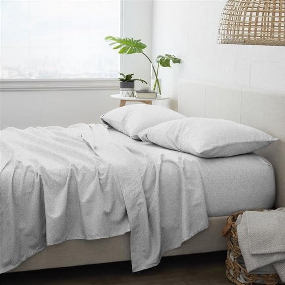 DDI 2355224 Home Collection Premium Ultra Soft Chambray Style Pattern Bed Sheets Set - 4 Piece Case of 12