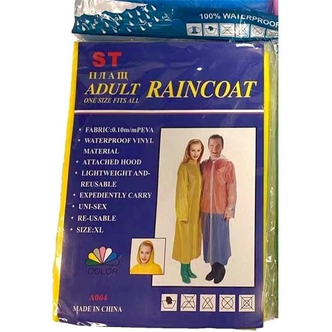 A raincoat that covers what you're carrying. 