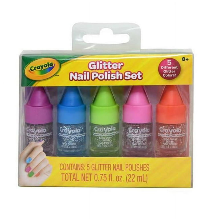 Crayola nail set purple/gray - D3 Surplus Outlet