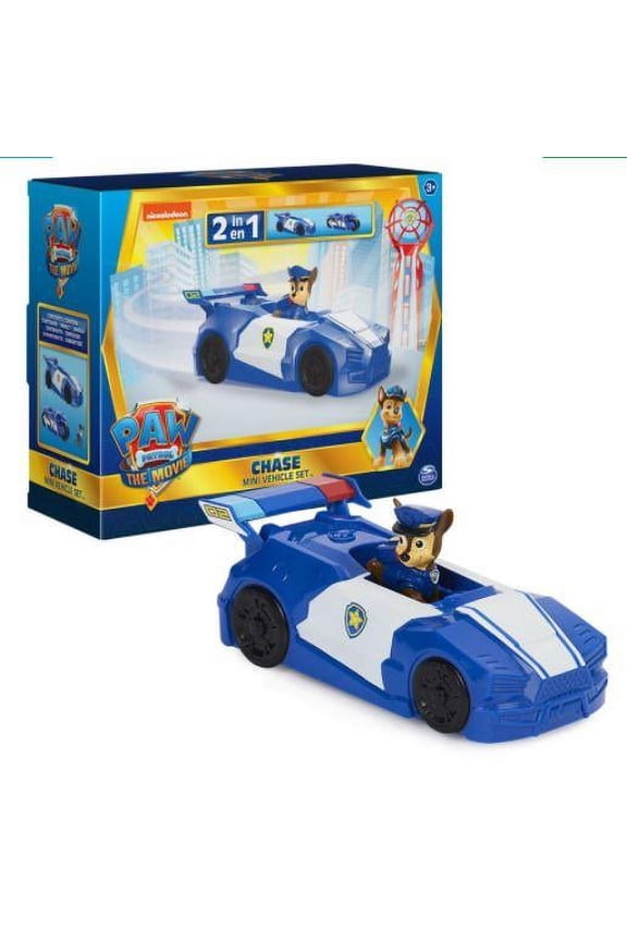 PAW PATROL CHASE MINI MOVIE VEHICLE SET 2 IN 1