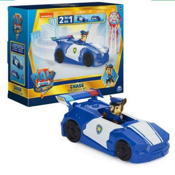 PAW PATROL CHASE MINI MOVIE VEHICLE SET 2 IN 1
