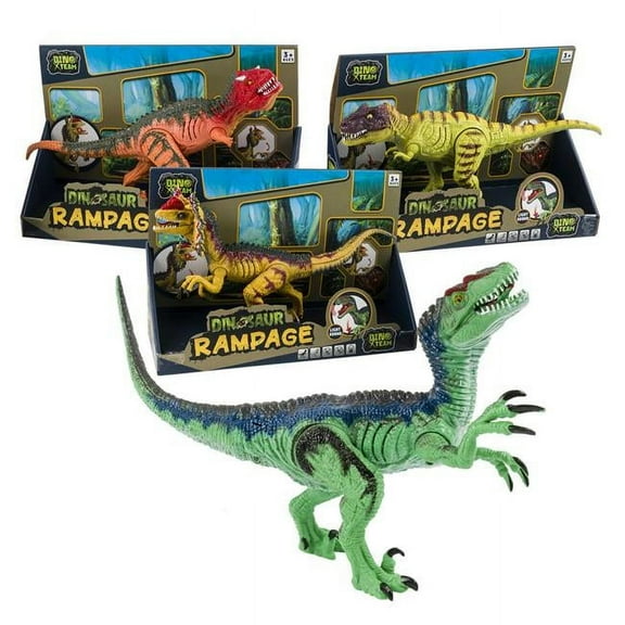 DDI 2361969 Dinosaur Action Figures with 6 Styles, Assorted Color - Case of 12
