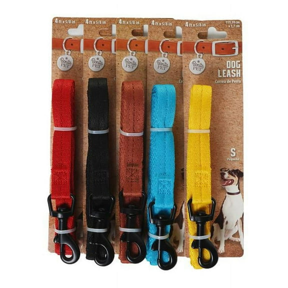 DDI 2363000 0.62 x 47 in. Dog Leashes, Assorted Colors - Case of 96