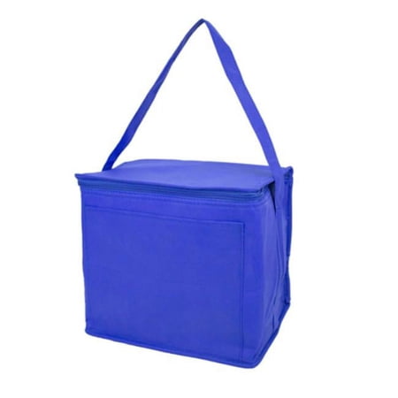 DDI 2364125 Hot & Cold Cooler Bags with Heavy Duty Foil Lined, Royal Blue - Case of 48