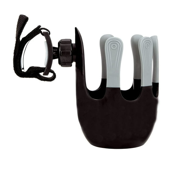 DDI 2365891 Universal Stroller Cup Holders, Black - Cloth Hook & Eye - Case of 24