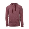 thumbnail image 1 of DDI 2366767 Mens Long Sleeve Hooded Sweatshirts, Marled Burgundy - Small & Extra Large - Pack of 24, 1 of 1
