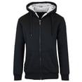 thumbnail image 1 of DDI 2366953 Men Heavyweight Sherpa Hoodies, Black - Small & Extra Large - Pack of 12, 1 of 1