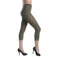 thumbnail image 1 of DDI 2372599 Women Opaque Footless Capri Lace Tights, Olive - Queen Size - Case of 120, 1 of 1