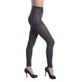 thumbnail image 1 of DDI 2372620 Women Opaque Control Top Footless Lace Tights, Charcoal - One Size - Case of 120, 1 of 1