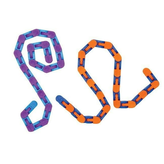 DDI 2373601 16 in. Wacky Tracks Squeeze Link Toys, Assorted Color - Pack of 432