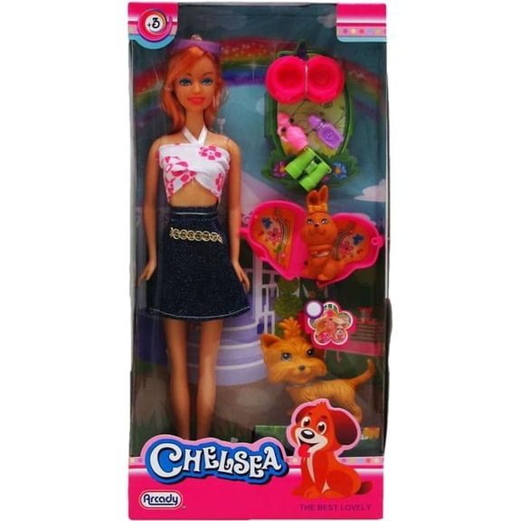 DDI 2375220 11.5 in. Fashion Doll Sets, Pets Theme - Pack of 12