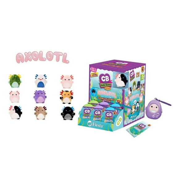 DDI 2384803 Plush Axolotl, Assorted Color - 3 in. - Case of 72