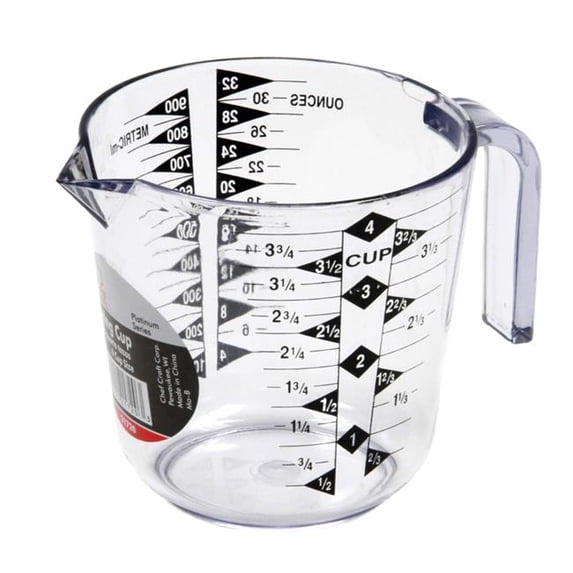 DDI 4 Cup Clear Measuring Cup Case of 72