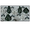 thumbnail image 1 of New Year Sparkling Silver Assortment of 125 items for 50 people, 1 of 1