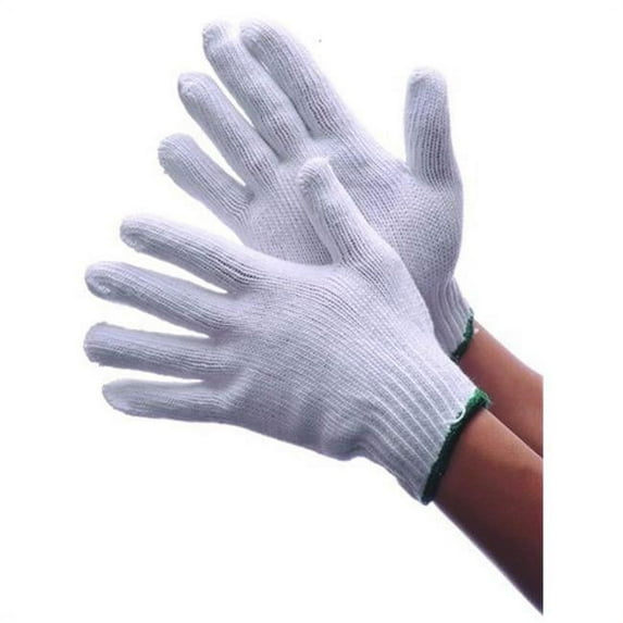 DDI 573041 String Knit Gloves - White, Medium, 600 g Case of 300
