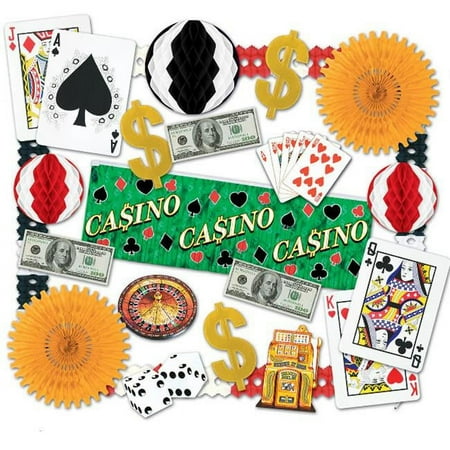 DDI 692954 Casino Decorating Kit - 24 pieces