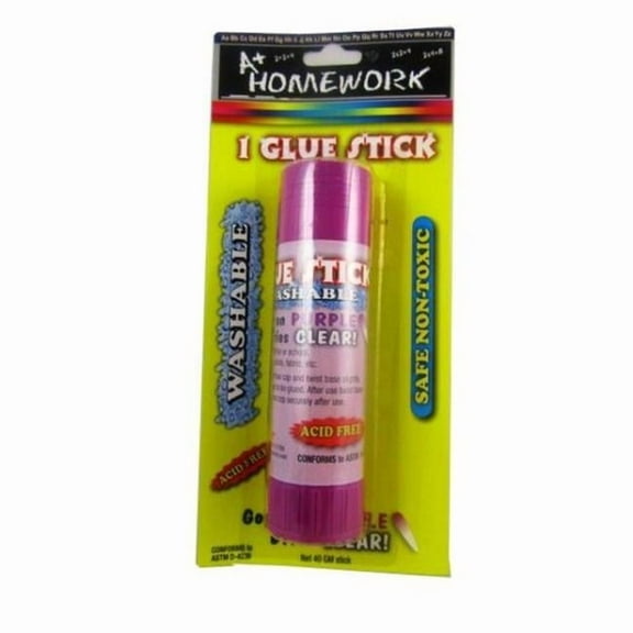 DDI 743451 Purple Glue Sticks - Washable, 1.48 oz, Dries Clear Case of 48
