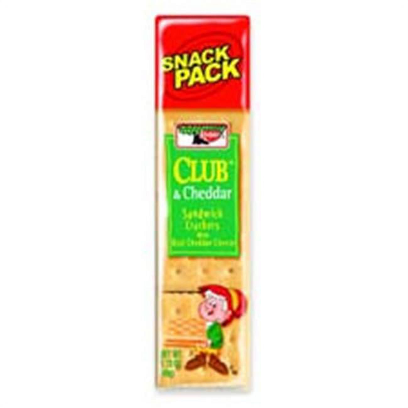 DDI 934038 Keebler Club/Cheddar Crackers 1.8 oz 8 Crackers/PK 12/BX ...