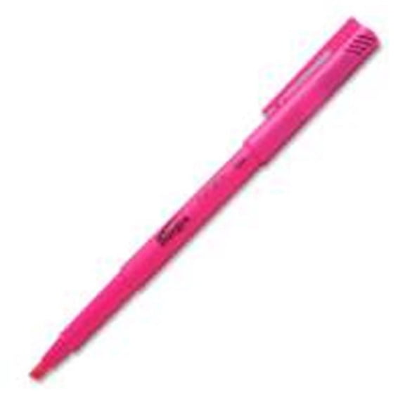 DDI 967814 Integra Highlighters - 12 Count  Fluorescent Pink  Pen-style  Chisel Tip Case of 96
