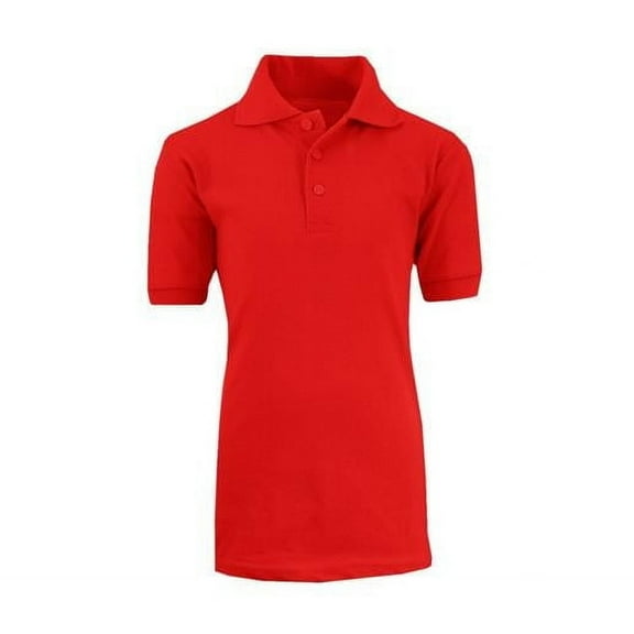 DDI  A+ School Uniform Polo Shirt - Red Large Case of 36