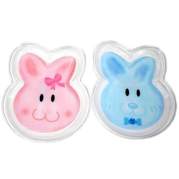 DDI Blue/Pink Easter Bunny Plate case of 36