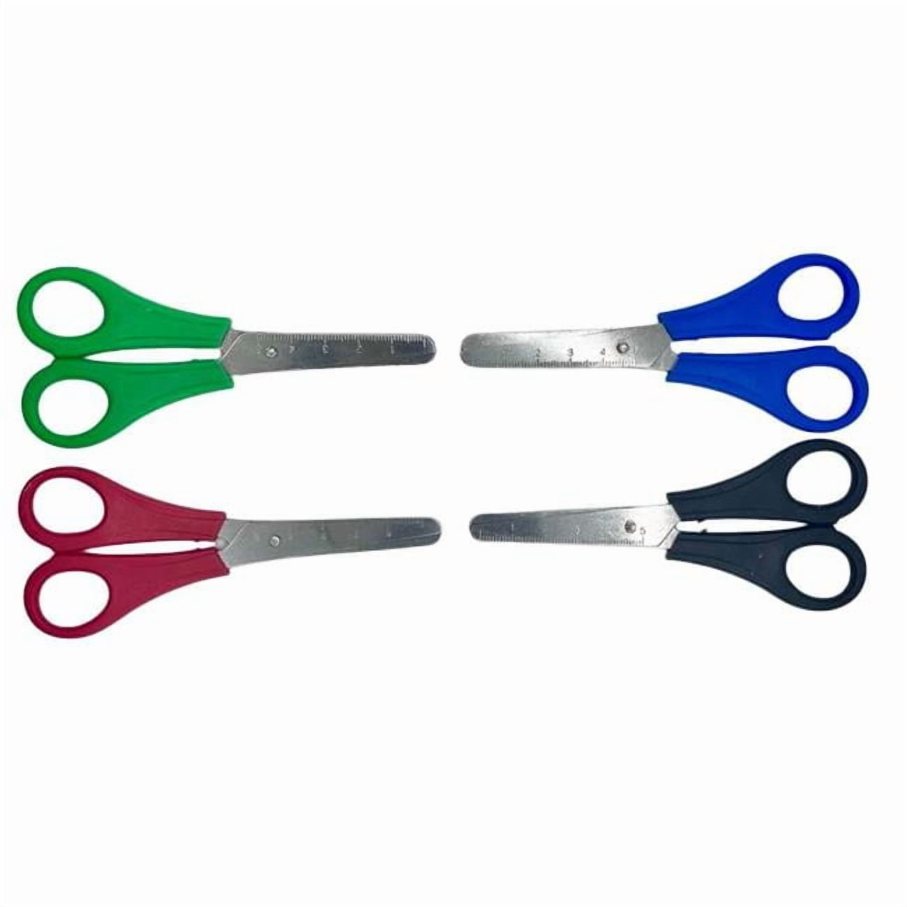 DDI 2386584 Blunt Tip Ruler Scissors - 5 in., Assorted Color - Case of ...