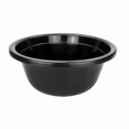 thumbnail image 1 of DDI 2380247 Bonita Home Plastic Basins, Black, Medium - Case of 24, 1 of 1