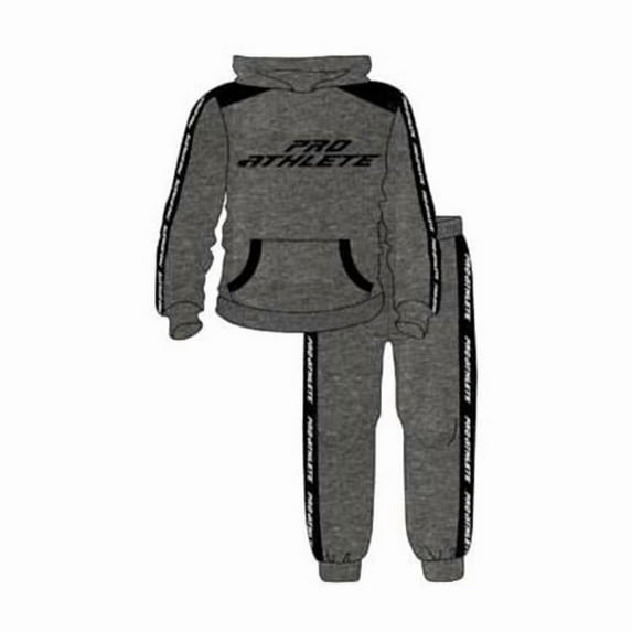 DDI 2381403 Boys Fleece Jogger Set, Gray, Size 12-24 Months - Case of 72