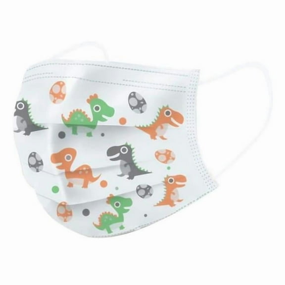 DDI 2350597 Children Masks with Dinosaur Design - 3 Ply - Case of 1000