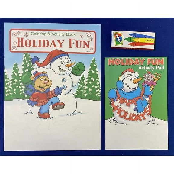 DDI  Christmas Holiday Coloring Kit 6 Case of 60